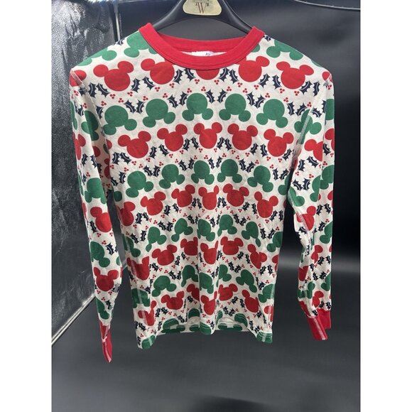 Hanna Andersson Women's Disney Mickey Mouse Long John Pajamas PJ Top Size Small - Picture 2 of 7